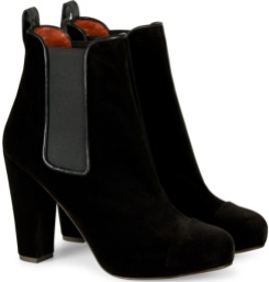 'Carmen' Velvet Boots i Black Penelope Chilvers