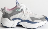 'Magmur' Runner Sneakers i Glow Blue Blue Tint Crystal White Adidas sida