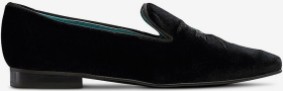 'Malin' Loafers i Black sida By Malina x Flattered